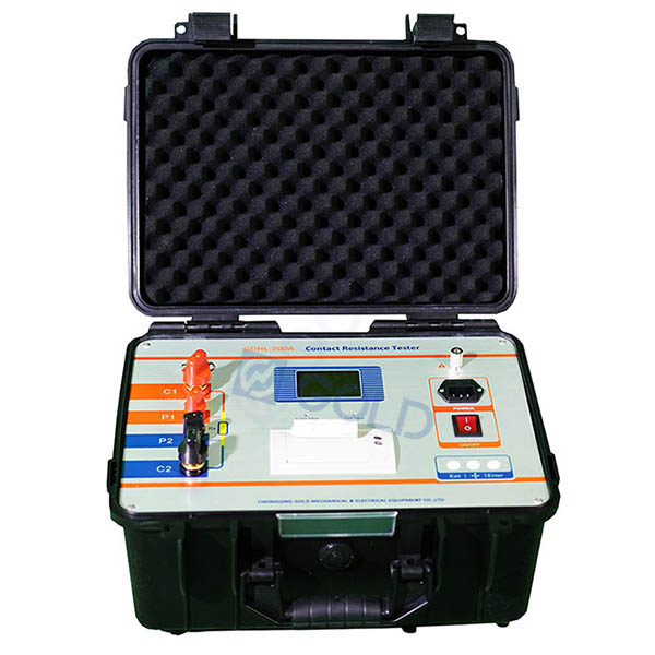 Micro ohmímetro testador de resistência de contato de disjuntor série GDHL