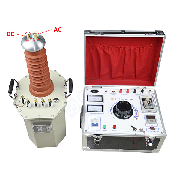Transformador de teste imerso em óleo série GDJZ O testador de tensão suportável AC e DC é usado para o teste de tensão suportável do transformador de potência
